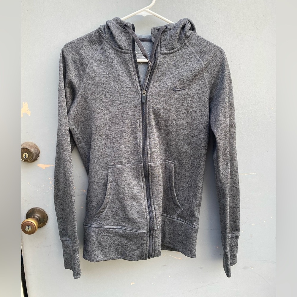 Gray Nike Therma-Fit Zip Up Jacket
